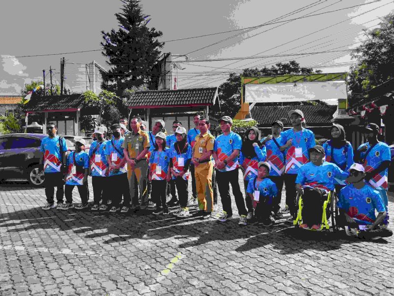 Disbudporapar Lepas Keberangkatan 14 Atlet Paralympic Pelajar Klaten