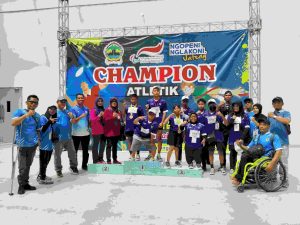 Cabor Atletik Sabet 2 Emas 1 Perak dan 3 Perunggu, di Peparpeda Jateng